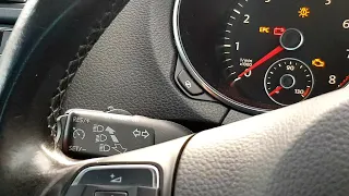 How To Use Cruise Control VW Golf MK6