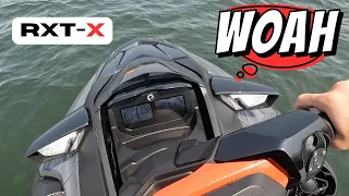 2023 seadoo RXT-X 300 first ride and 2023 GTX 230 top speed!!