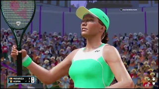 AO Tennis 2 #53 : Justine Goffin vs Garbiñe Muguruza.