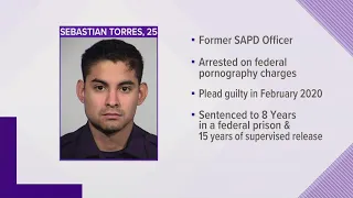 Former San Antonio police officer sentenced to prison for distribution of child porn