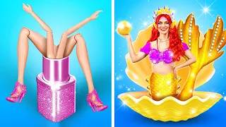 From Barbie To Mermaid? 🎀 Cool Barbie Hacks | FUNNY Stories by La La Life GOLD