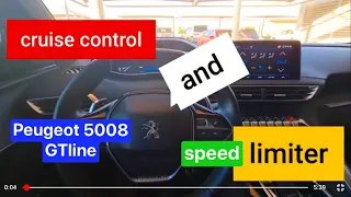 How To Use Cruise Control and speed limiter in Peugeot  | Peugeot 5008 GTline
