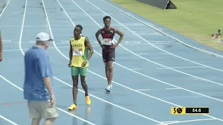 CARIFTA50: 400m U-20 Boys Heat 1 | CEEN TV