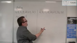 Core Maths - The Median / 50th Percentile