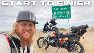 Mexico to Canada | The Full Continental Divide Motorcycle Ride