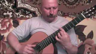 Ніч яка місячна (The Night is so Moonlit - Ukrainian folk) guitar cover