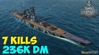 World of WarShips | Musashi | 7 KILLS | 263K Damage - Replay Gameplay 4K 60 fps