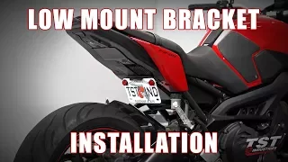 How to install a Low Mount Fender Eliminator on a 14-16 Yamaha FZ-09 by TST Industries