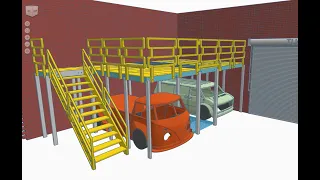 How to assemble the Cults3d TLW3D RC 1/10 scale Mezzanine for Garage or diorama.
