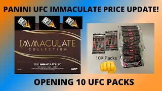 NEW PANINI UFC IMMACULATE PRICE Details! Also Opening 10 UFC PACKS!!