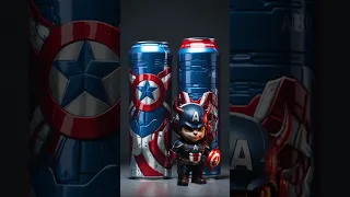 Superheroes But Canned Drink 🔥All Characters #avengers #marvel #superheroes