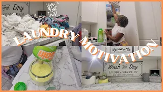 🧺LAUNDRY MOTIVATION: Restock | Wash, Dry, & Fold With Me!