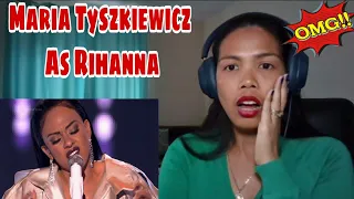 Its MyrnaG REACTS TO  Maria Tyszkiewicz as Rihanna - Twoja Twarz Brzmi Znajomo