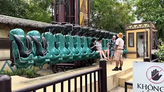 Sky drop ride in Phu Quoc, Vietnam.