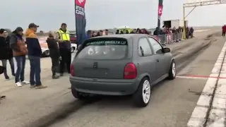 Opel Corsa B 3.0 V6 vs. VW Golf Mk1 1.9TDI  Tököl 2019.04.15