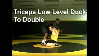 Triceps Pull Low Level Duck Under To Double - Cary Kolat Wrestling Moves