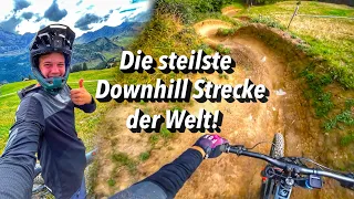 Überstehe ich die STEILSTE WORLD CUP STRECKE der Welt?😨 Bikepark Champery | Julian Schneider