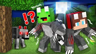 Mikey & JJ BITTEN By A WEREWOLF in Minecraft! (Maizen Mazien Mizen)