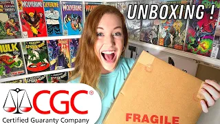 FIRST EVER CGC UNBOXING! No Pre-screen or Press! How Did We Do?!