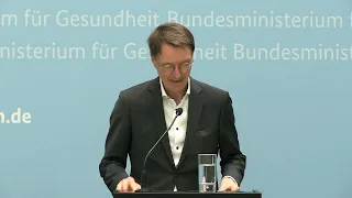 Bundesgesundheitsminister Karl Lauterbach zur GKV-Finanzreform