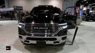 2019 RAM 1500 Longhorn Crew Cab  Exterior and Interior Walkaround - 2018 OC Auto Show