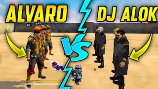 DJ ALOK VS ALVARO  FACTORY CHALLENGE | BEST 4 VS 4 WHO WILL WIN ?| #AJJUBHAI| #factoryfreefire A_s