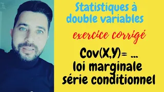 Comment calculer la covariance statistiques d'une série à deux variables