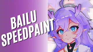 Bailu Speedpaint Procreate|| Honkai Star rail