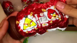 24 Surprise Eggs Angry Birds,Киндер Яйца Сюрприз Энгри Бёрдс от Конфитрейд на русском