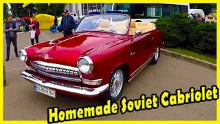 Unusual Homemade Soviet Cabriolet. History of Military Cabriolet GAZ 21. Custom Soviet Cars