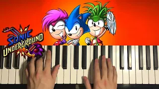 Sonic Underground - Theme Song (Piano Tutorial Lesson)