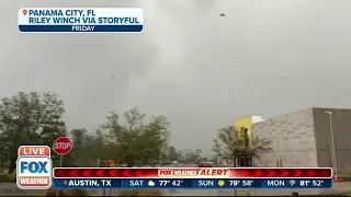 Possible Tornado Causes Extensive Damage To Roofs, Homes In Panama City, FL