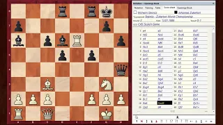 Steinitz - Zukertort. World Chess Championship 1886. Game 2