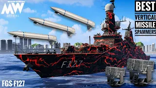 FGS F127 - Maritime Strike & PKX-B brutal spamming with vertical launch - Modern Warships