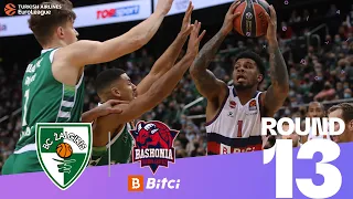 Lekavicius lifts Zalgiris past Baskonia! | Round 13, Highlights | Turkish Airlines EuroLeague