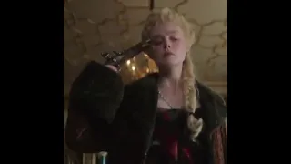 #ElleFanning as #Catherine the Great #Russian #Roulette #scene #digitalart #comedy #humor #tvclips