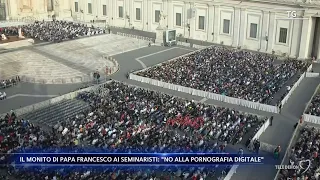 Il monito di Papa Francesco ai seminaristi: "No alla pornografia digitale"