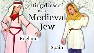 Getting dressed in the middle ages, while Jewish : 11th century medieval Jews, England vs Spain