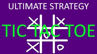 THE ULTIMATE TIC-TAC-TOE STRATEGY (if you start)