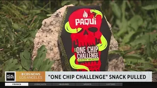 Paqui pulls its "One Chip Challenge" snack from shelves following death