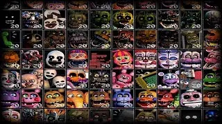 Настоящий ULTIMATE custom night..100 АНИМАТРОНИКОВ ИЗ ФНАФ В ОДНОЙ ИГРЕ! ПРОХОДИМ ULTRA CUSTOM NIGHT