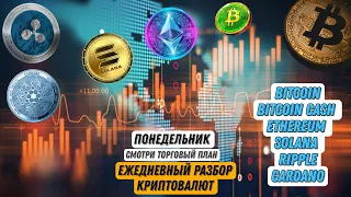 Крипта может начать неделю снижением! Сигналы рынка по BTC BCH ETH SOL XRP ADA