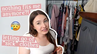 eating disorder recovery | closet clean out! + how to process weight gain