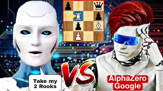 Stockfish Sacrificed His 2 ROOKS Against Google AlphaZero | Chess Strategy | Chess | Gotham Chess