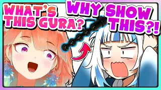 Kiara asks Gura and Mumei if they know this HAIR CURLING TOOL