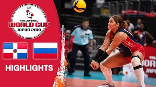 DOMINICAN REPUBLIC vs. RUSSIA - Highlights | Women's Volleyball World Cup 2019