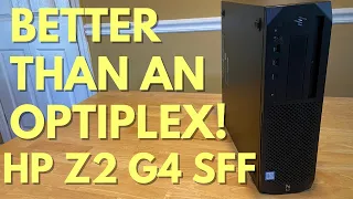 HP Z2 G4 SFF with RTX 3050 (Better than an Optiplex)
