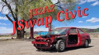 J Swap EJ7 Civic | Engine & Suspension pt1