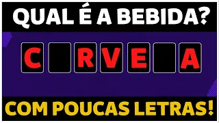 (QUIZ) 𝗔𝗗𝗜𝗩𝗜𝗡𝗛𝗘- Qual é a Bebida com as letras Faltando