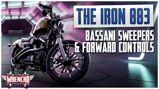 Harley Iron 883 Mod: Bassani Exhaust and Forward Controls Install